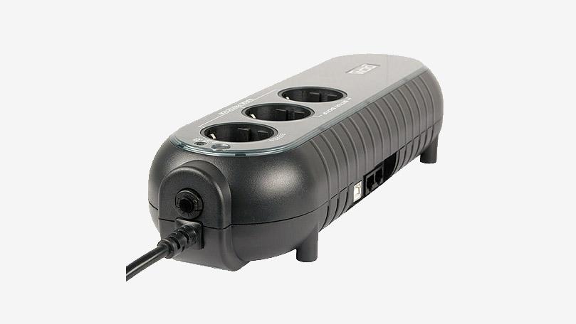 Powercom WOW-850S, 850VA/425W, Offline, Automatic internal bypass, Black