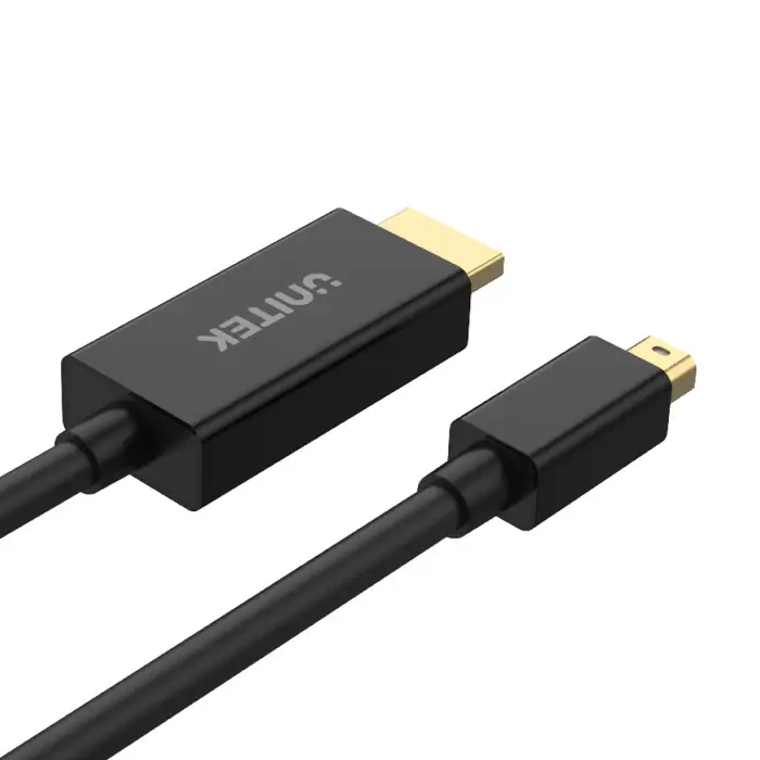 Unitek V1152A Adapter, Mini DisplayPort Male to HDMI Male Adapter cable 2M