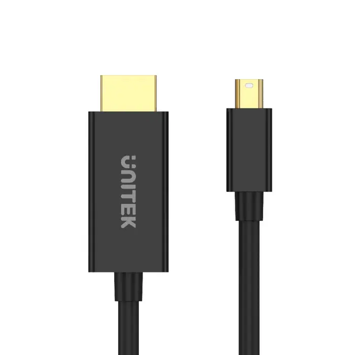 Unitek V1152A Adapter, Mini DisplayPort Male to HDMI Male Adapter cable 2M