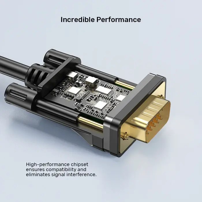 Unitek V1185A HDMI to VGA Adapter Cable 2M