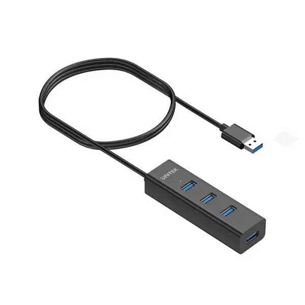 Unitek Y-3089V02 4-Port USB-A 5Gbps Hub with 1.2M Cable Length