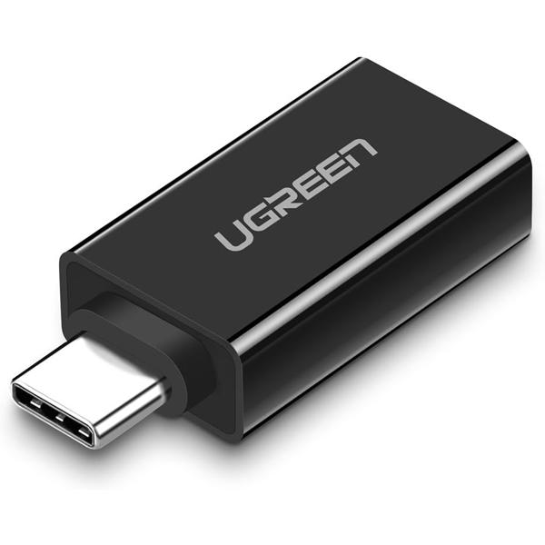 UGREEN US173 Adapter, Type-C 3.1 Male To USB 3.0 female Adapter, Black