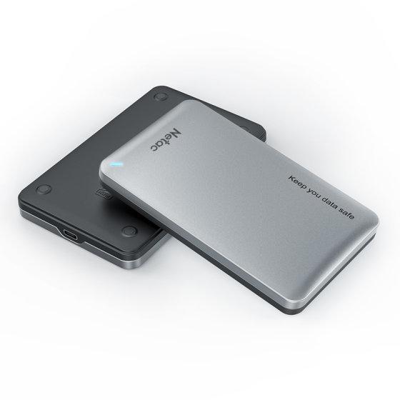 NT07WH12-30AC, NETAC WH12 2.5 SATA to USB3.0 External HDD/SSD Case, Slide Aluminum Cover, with USB3.0 A to C cable