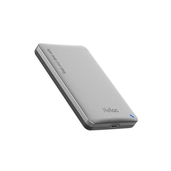 NT07WH12-30AC, NETAC WH12 2.5 SATA to USB3.0 External HDD/SSD Case, Slide Aluminum Cover, with USB3.0 A to C cable
