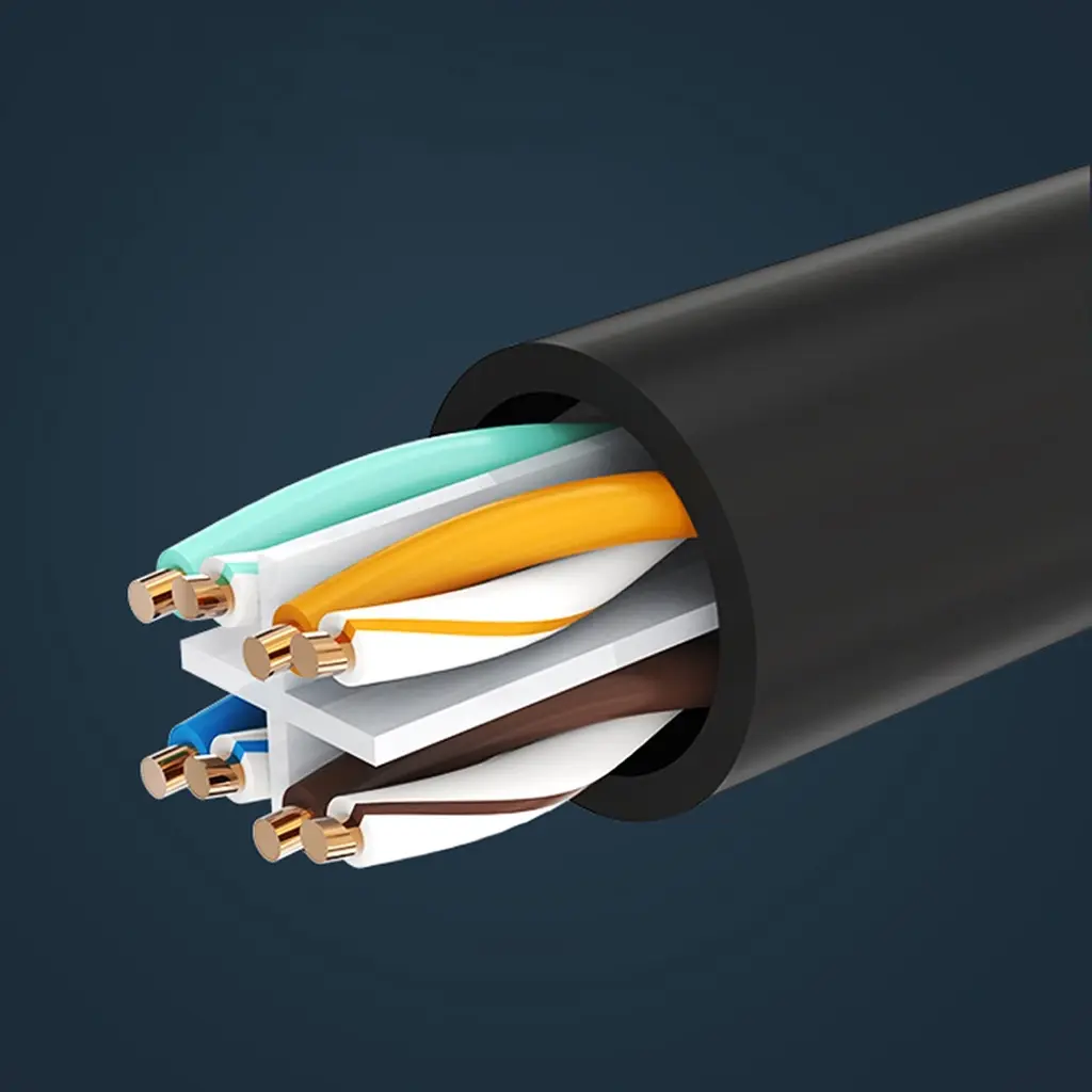 UGREEN NW112 CAT6 Extension LAN Cable, 3m, Black