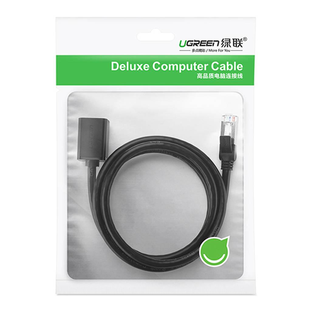 UGREEN NW112 CAT6 Extension LAN Cable, 3m, Black