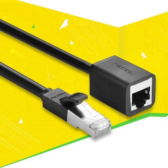 UGREEN NW112 CAT6 Extension LAN Cable, 5m, Black
