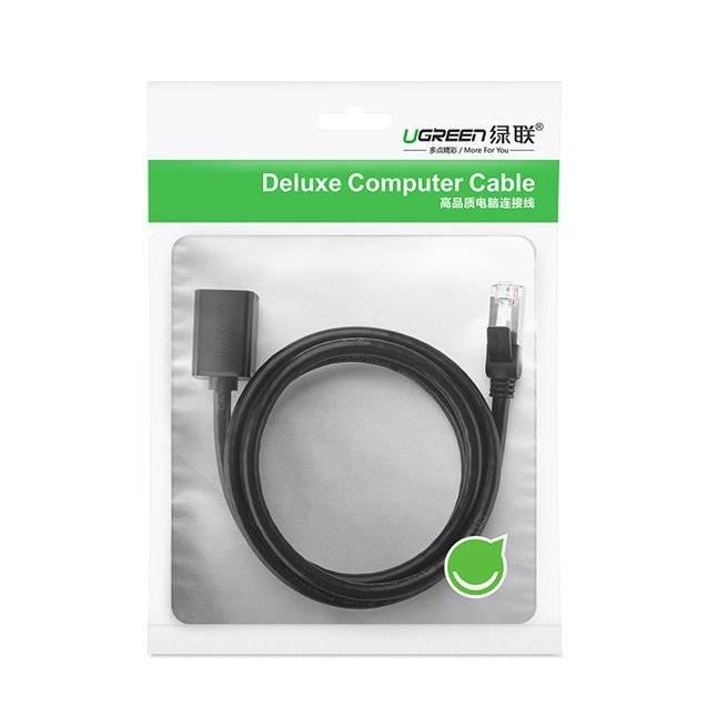 UGREEN NW112 CAT6 Extension LAN Cable, 5m, Black