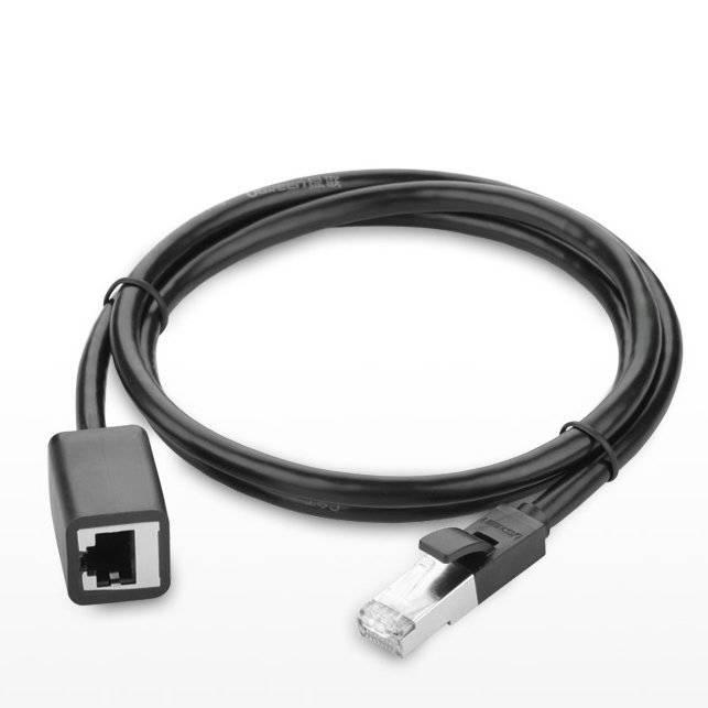 UGREEN NW112 CAT6 Extension LAN Cable, 5m, Black