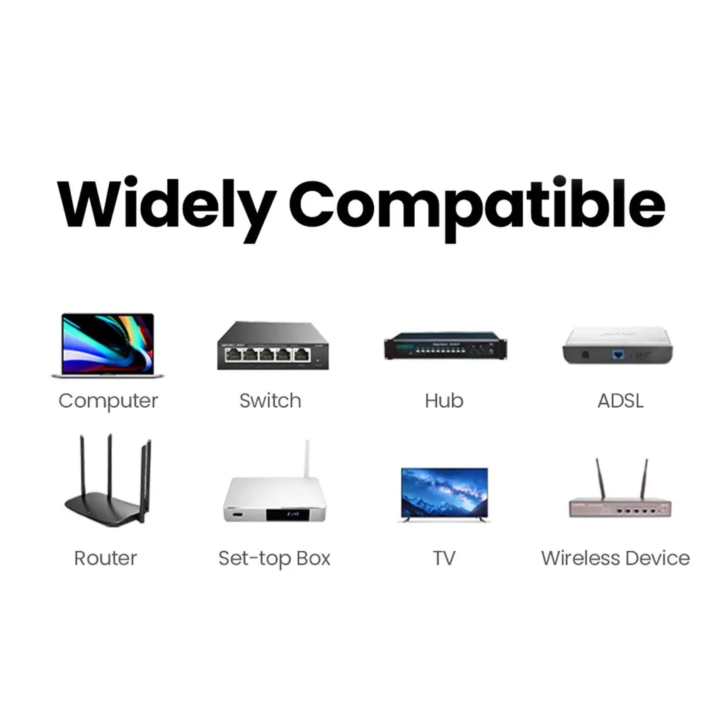 UGREEN NW116 Adapter, RJ45 Ethernet adapter 8P8C Female anti-thunder RJ45 connector Network extension