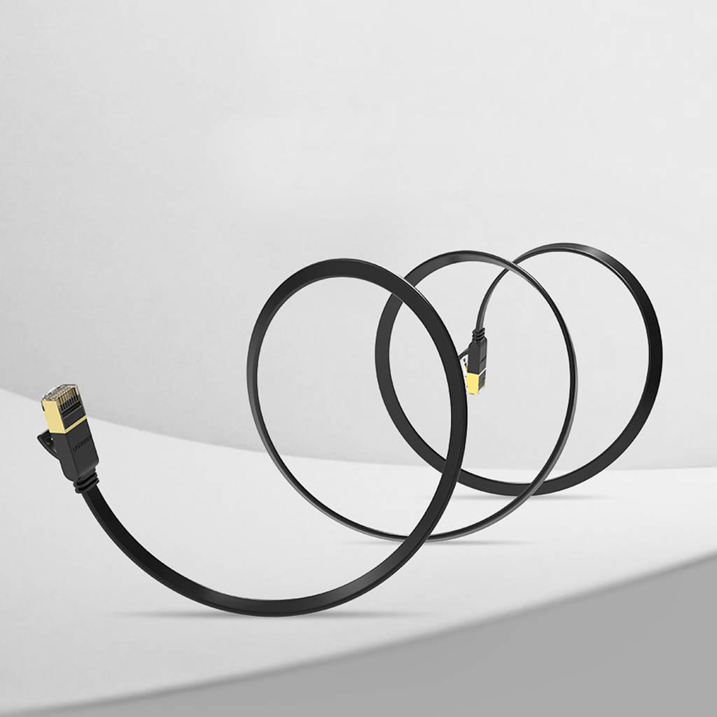 UGREEN 11264 Cable, Cat 7 FTP LAN Cable, 8M, Black