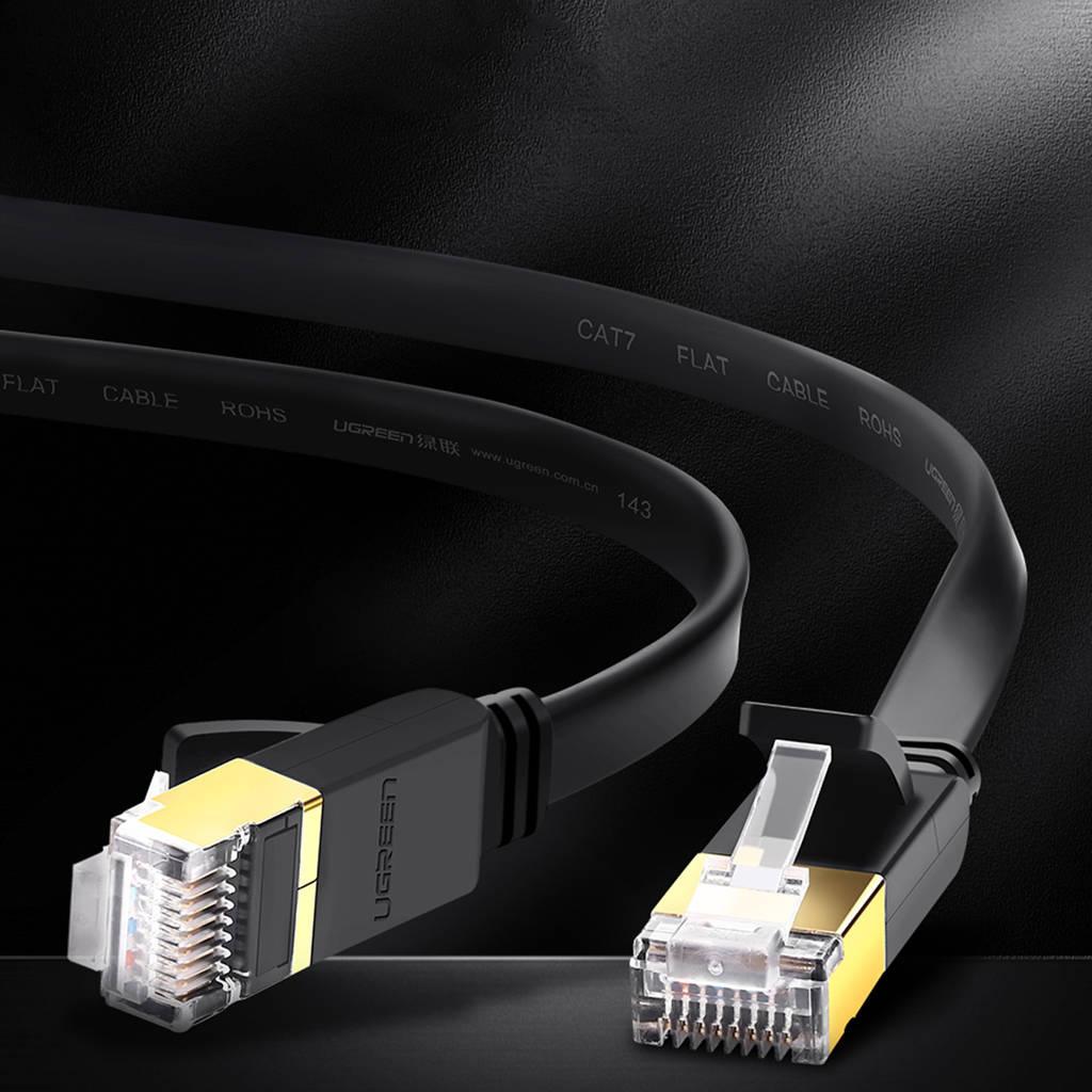UGREEN 11264 Cable, Cat 7 FTP LAN Cable, 8M, Black