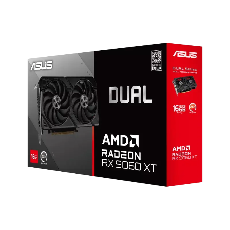 ASUS Dual Radeon™ RX 9060 XT 16GB GDDR6