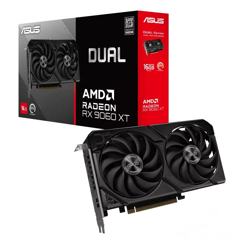 ASUS Dual Radeon™ RX 9060 XT 16GB GDDR6