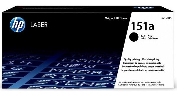 HP 151A Toner Cartridge, Black. W1510A