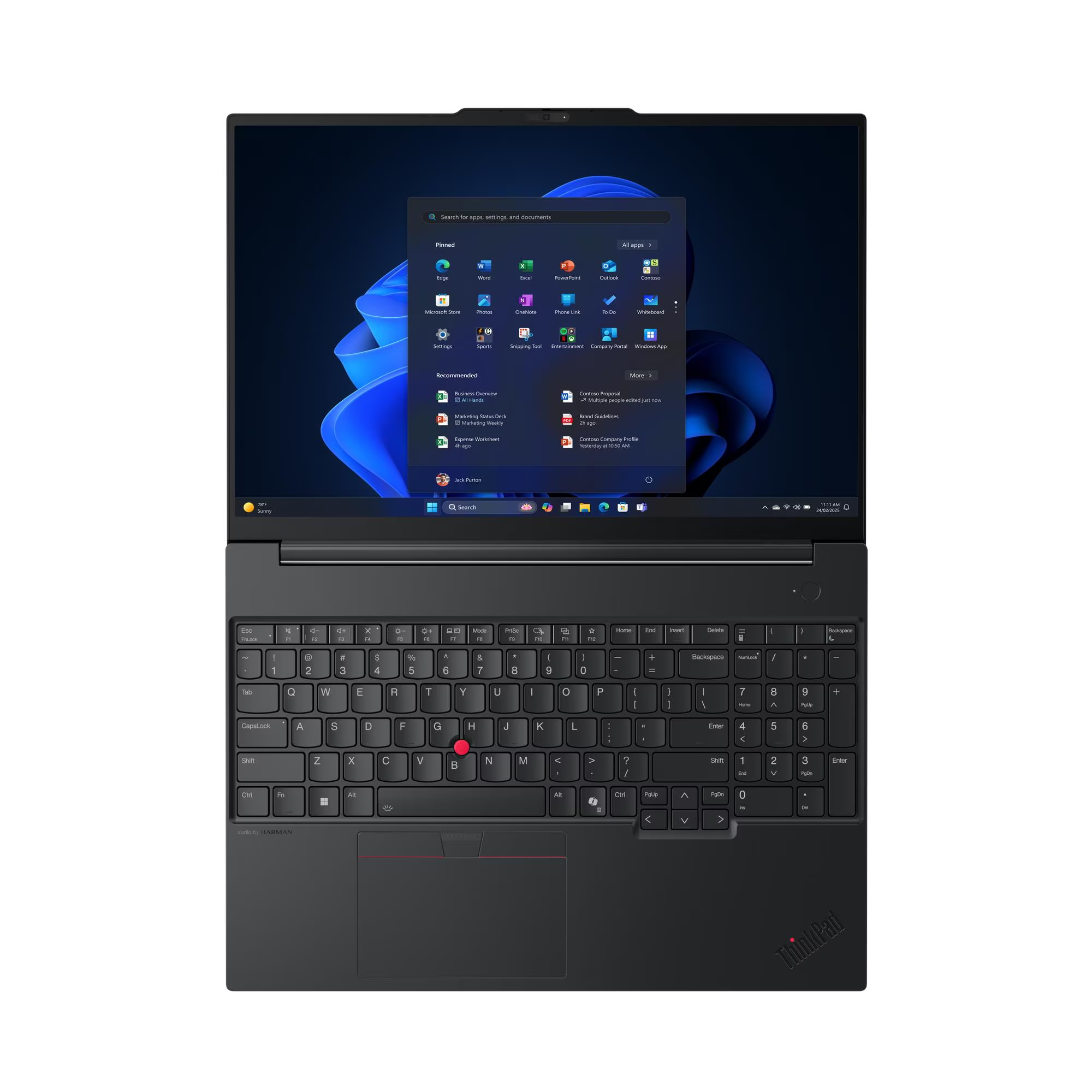 Lenovo Thinkpad E16 G3, 16" Ultra 7 255H 16C, 16GB. 1TB M.2, DOS,2Y
