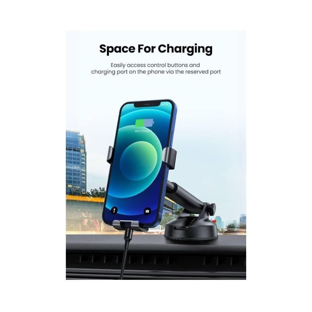 UGREEN LP200 Holder, Gravity Phone Holder With Suction Cup, Black