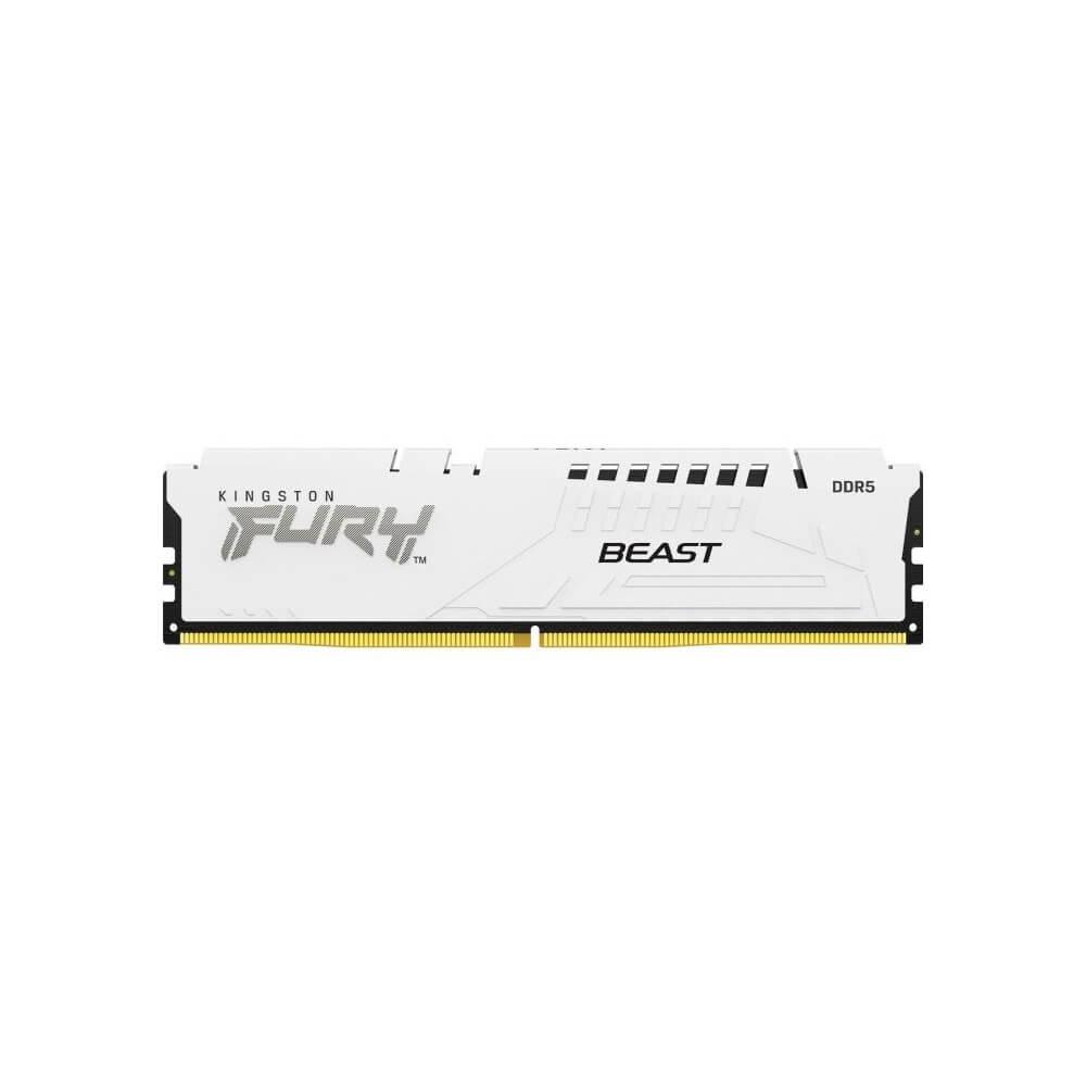 Kingston Beast FURY, White, RAM DDR5 RGB 32GB 5600MHz DIMM
