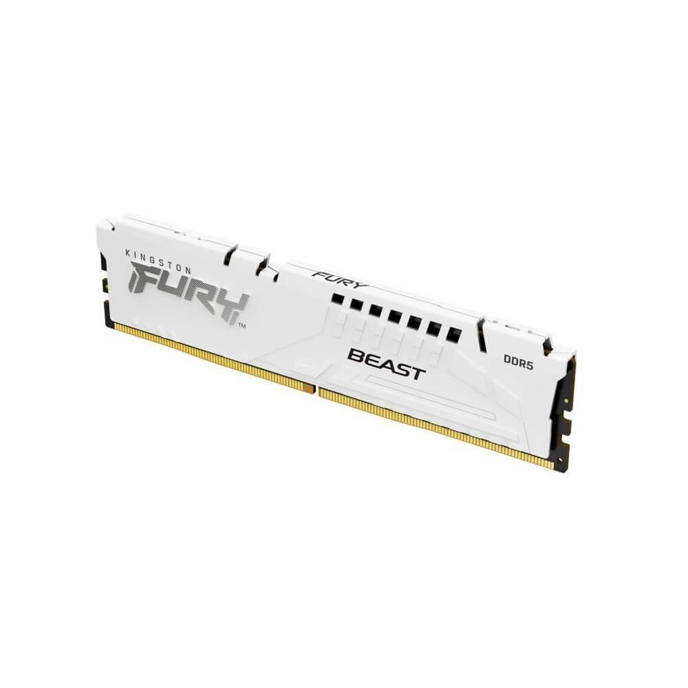 Kingston Beast FURY, White, RAM DDR5 RGB 32GB 5600MHz DIMM