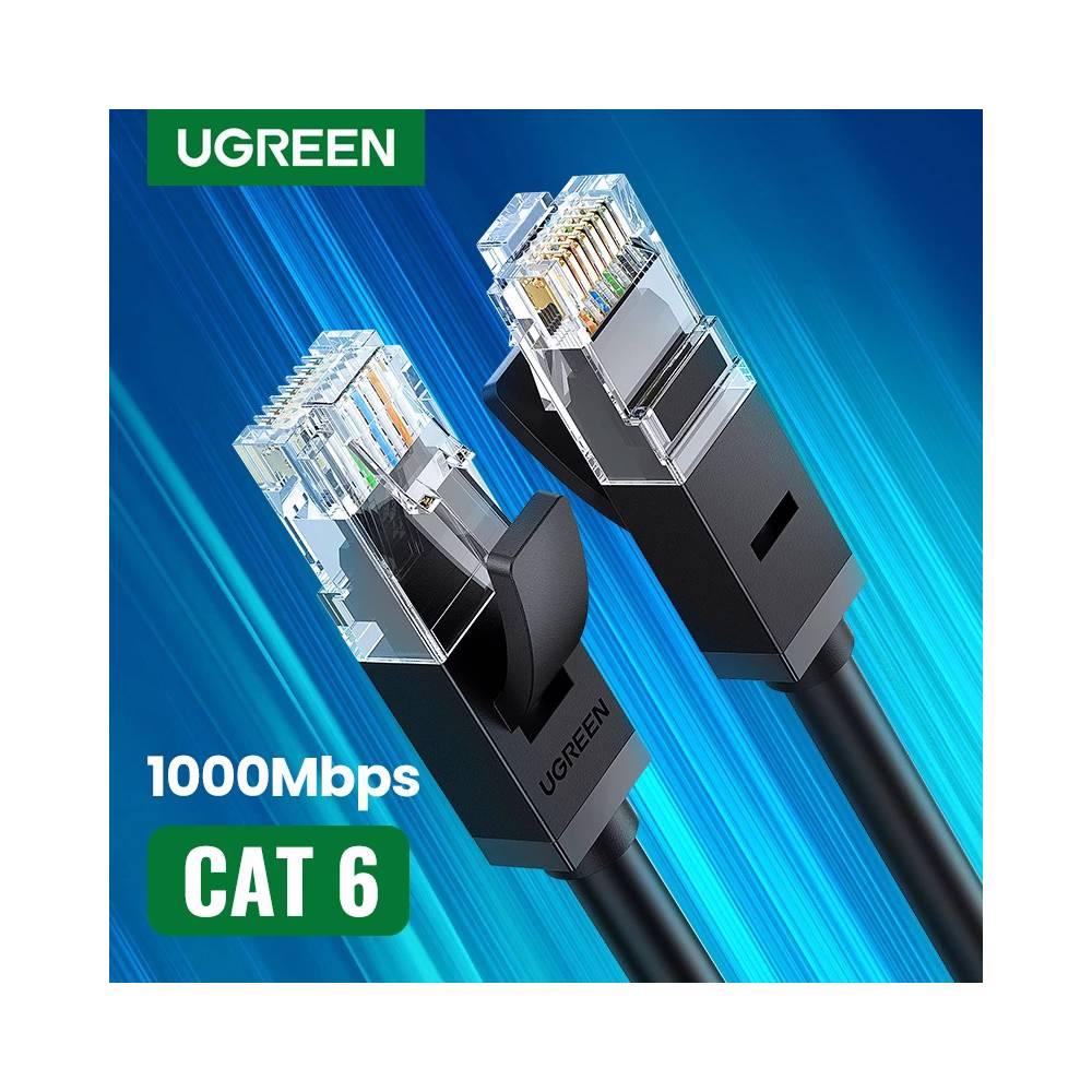NW102 UGREEN (20165) Cat 6 UTP Lan Cable 15m (Black)