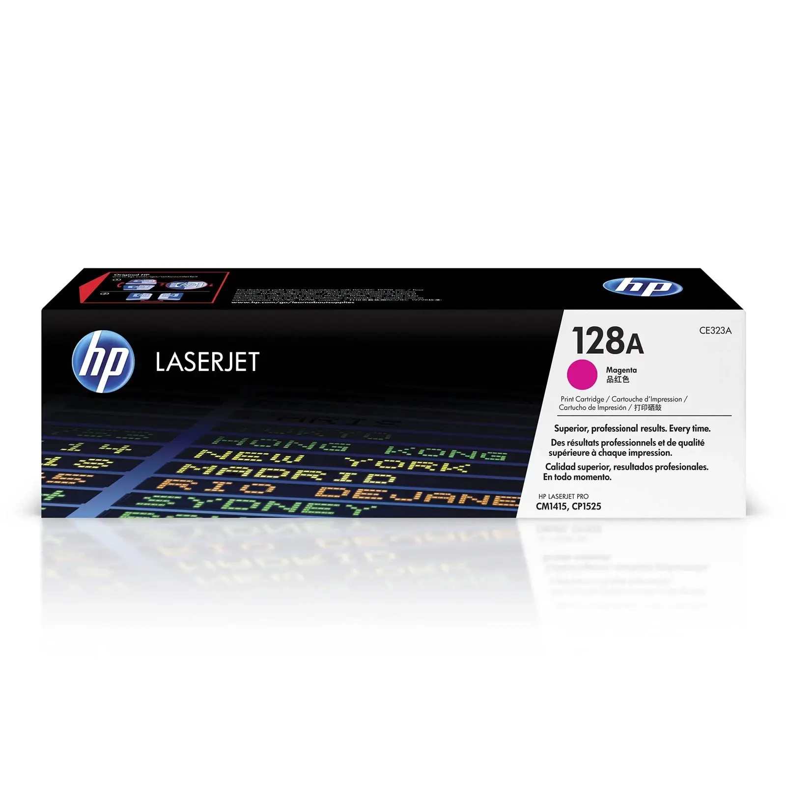 HP 128A Toner Cartridge, Magenta. CE323A