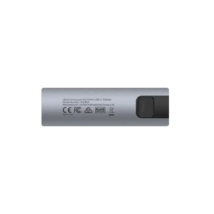 Unitek S1230A USB-C 10Gbps to NVMe & SATA M.2 Enclosure