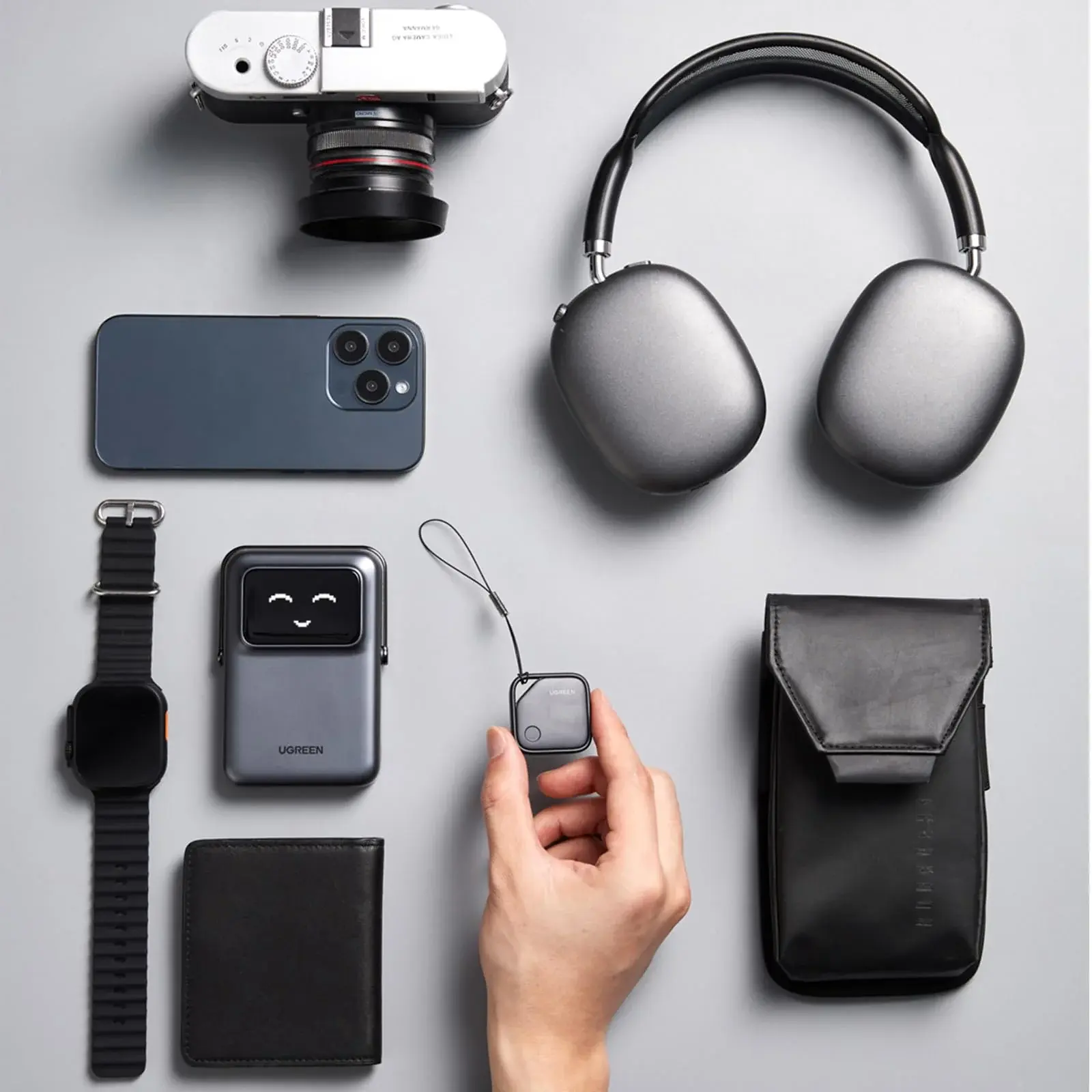 UGREEN CM916 FineTrack Duo, Apple+Google, Smart Tag Finder, Grey