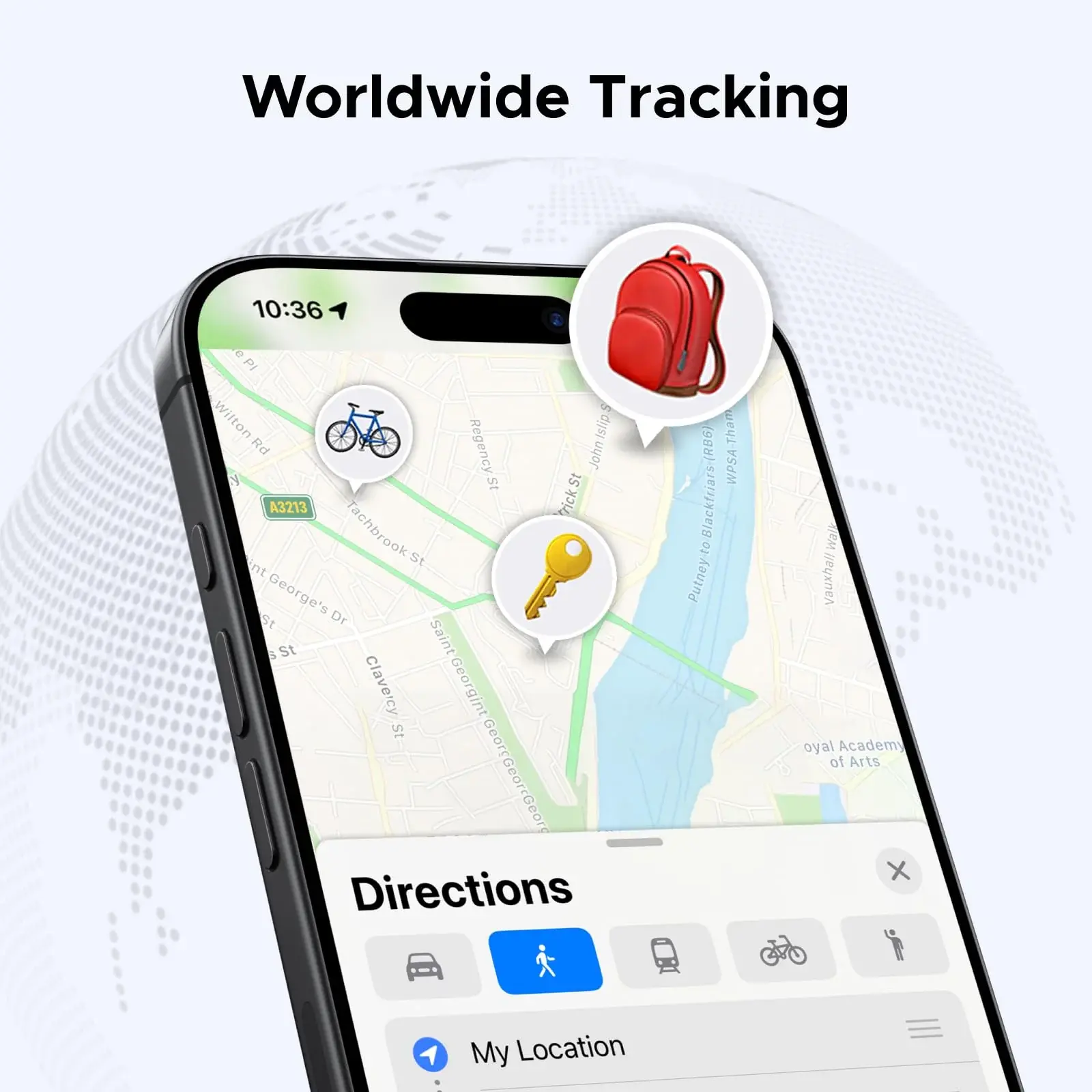 UGREEN CM916 FineTrack Duo, Apple+Google, Smart Tag Finder, Grey