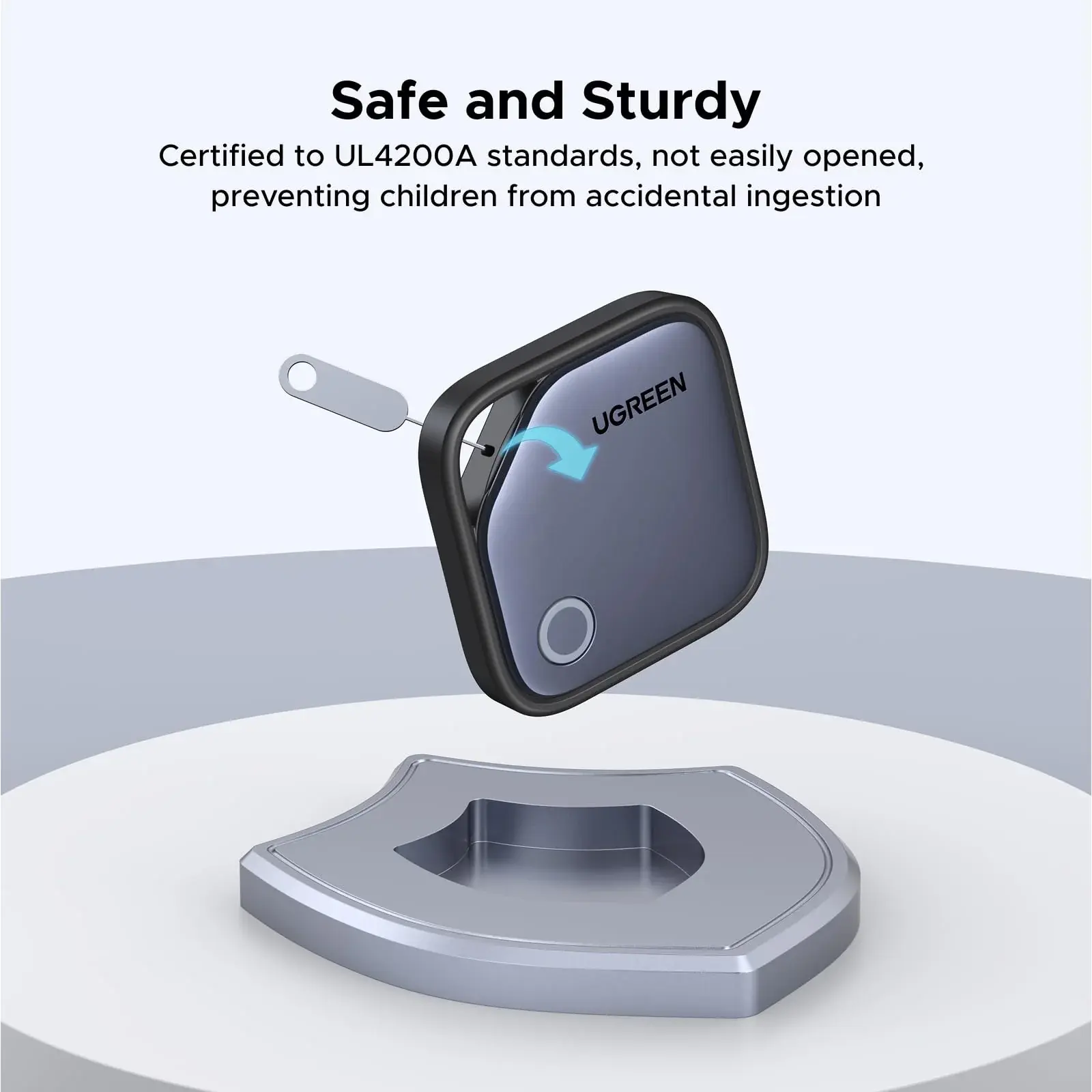 UGREEN CM916 FineTrack Duo, Apple+Google, Smart Tag Finder, Grey