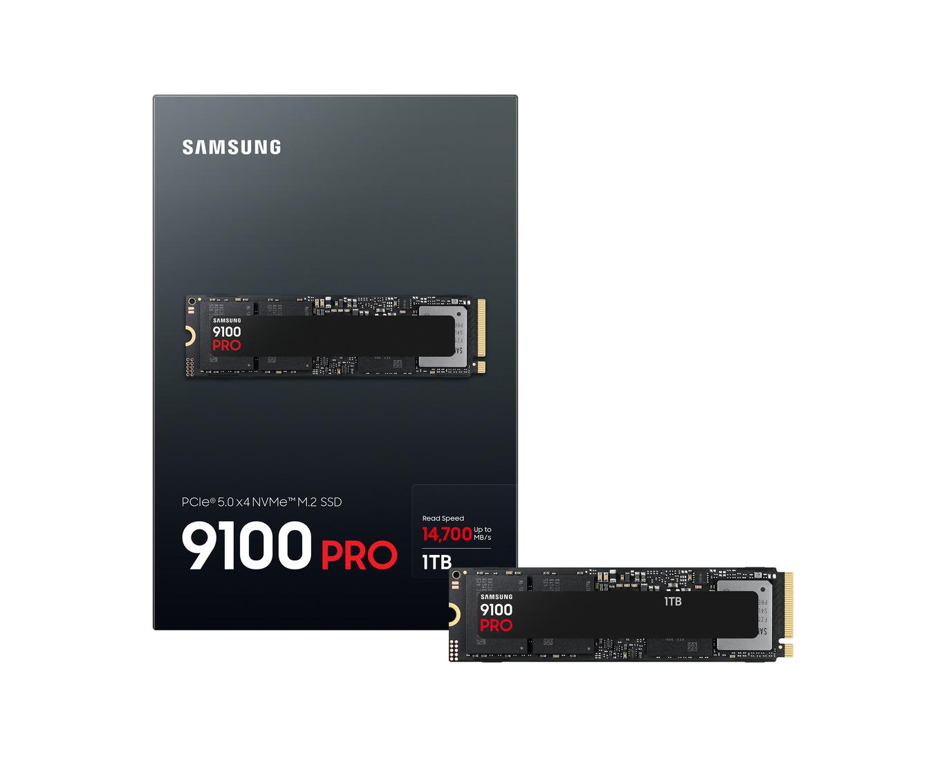 Samsung 9100 PRO NVMe™ M.2 SSD 1TB, M2 SSD, 2280, PCIe® 5.0
