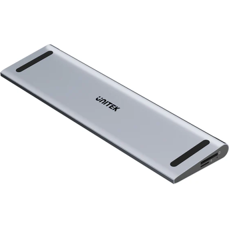 Unitek D1106A Docking Station, 13-in 2 KVM (2*HDMI+DP+USB+2*USB 10Gb+USB-C 10Gbp+SD/Micro+Audio+1GB LAN+PD 100W+DC5V)+HDMI