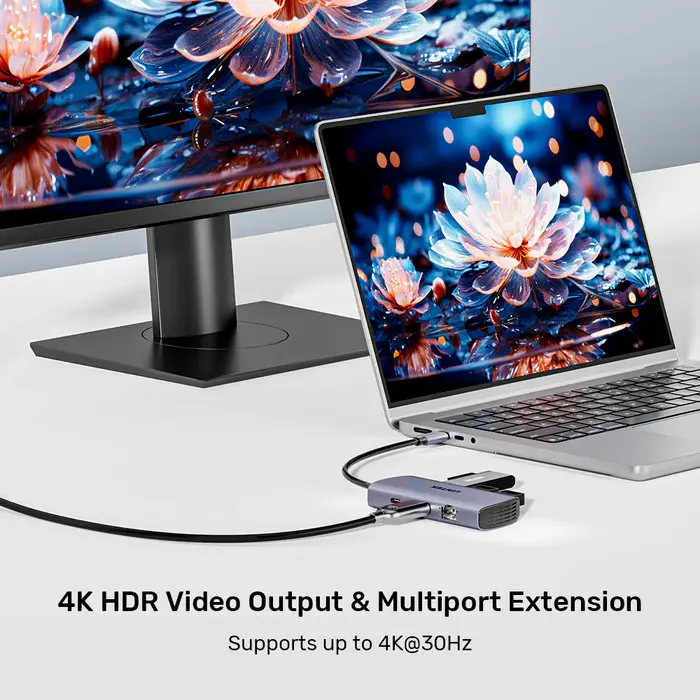 Unitek D1113C USB HUB, 6-in-1 USB-C 5Gbps Hub