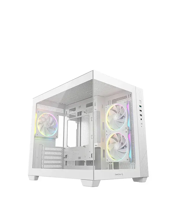 DeepCool CG330 3F WH, CASE, White