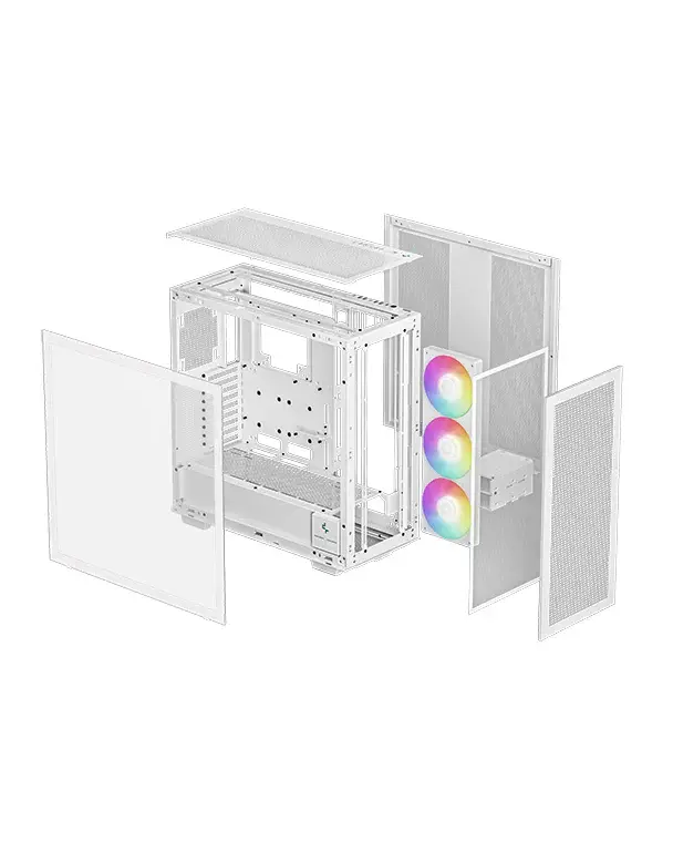 DeepCool MORPHEUS WH, Case white
