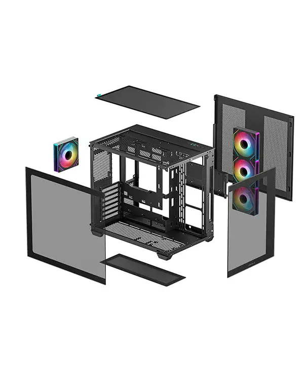 DeepCool CG530 4F, Case Black