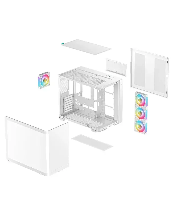 DeepCool CG530U 4F WH, Case White