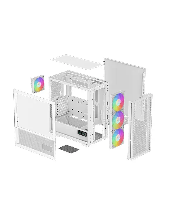 DeepCool CH560 DIGITAL WH, Case White