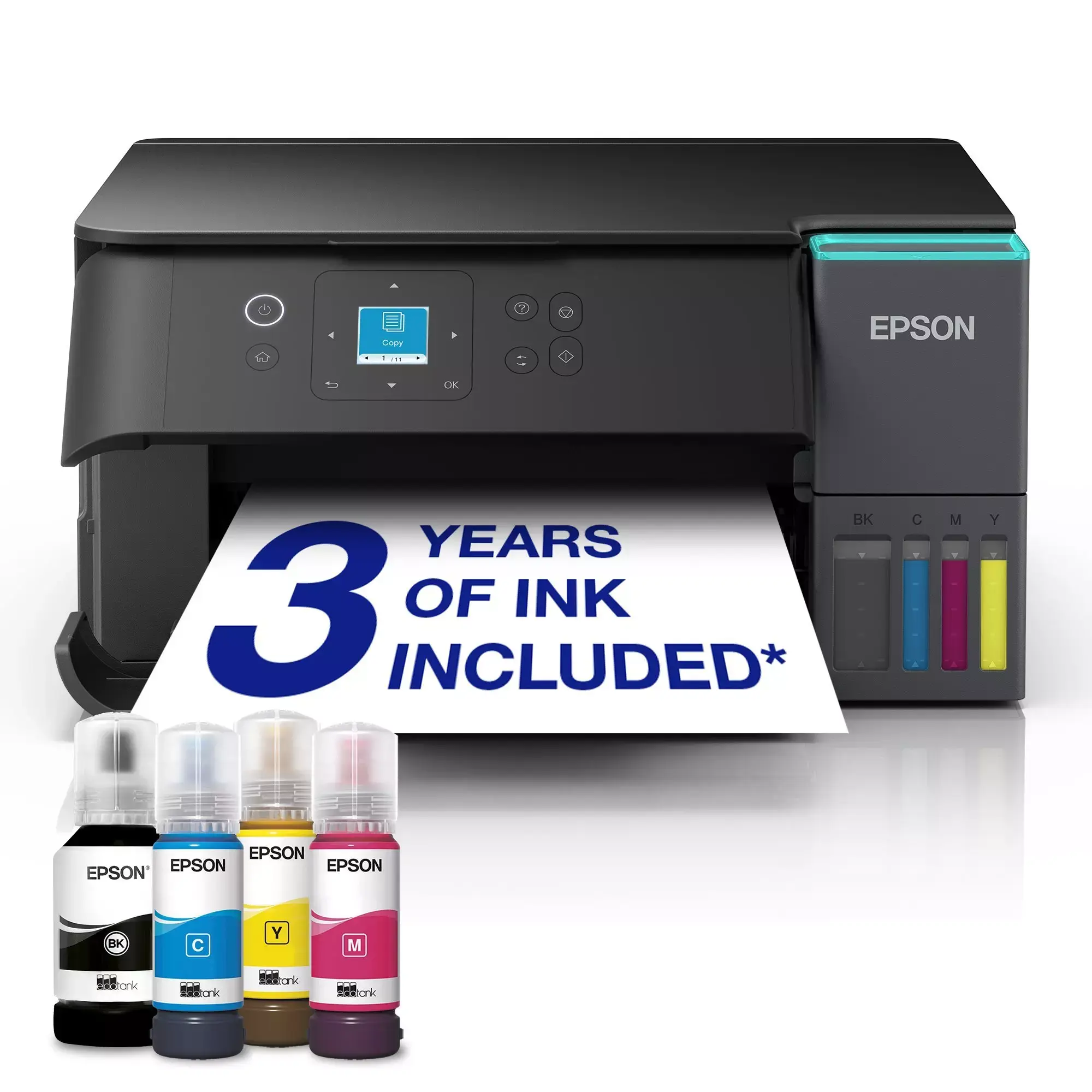 Epson EcoTank L4360 A4 ფერადი მულტიფუნქციური WiFi პრინტერი