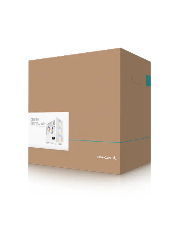 DeepCool CH560 DIGITAL WH, Case White
