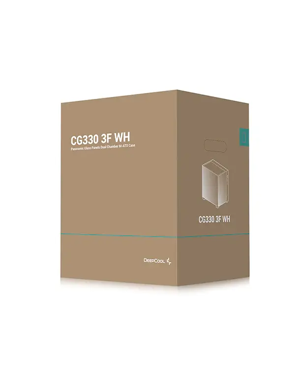 DeepCool CG330 3F WH, CASE, White