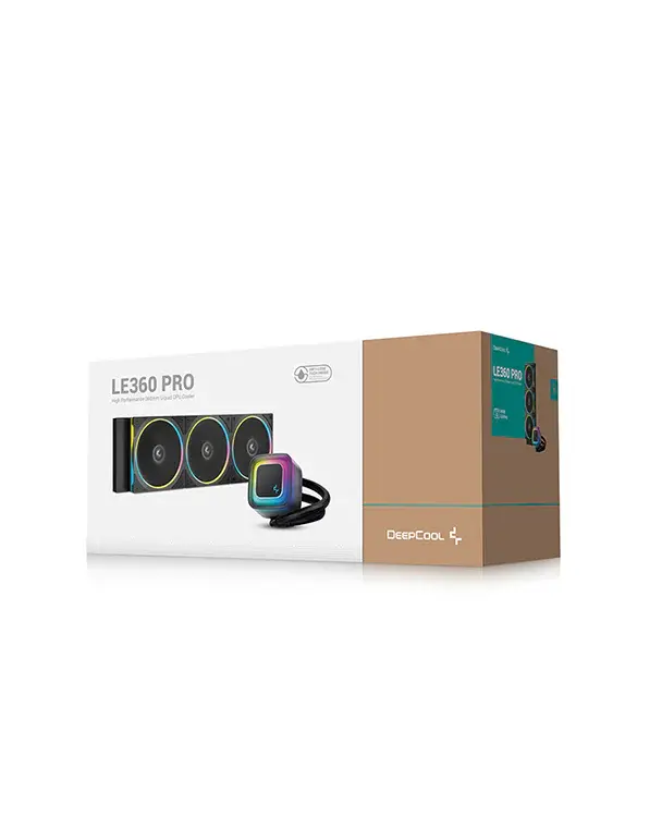 DeepCool LE360 PRO, Liquid AIO Cooler, Black