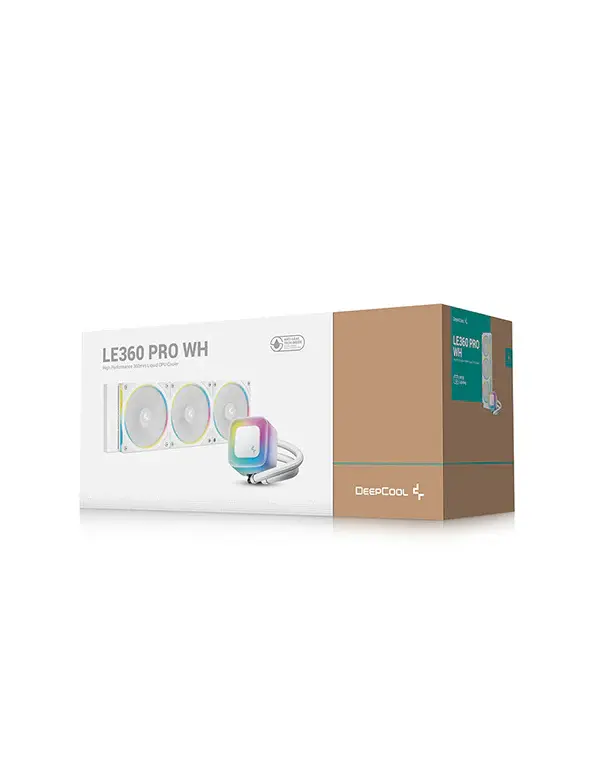 DeepCool LE360 PRO WH, Liquid AIO Cooler, White