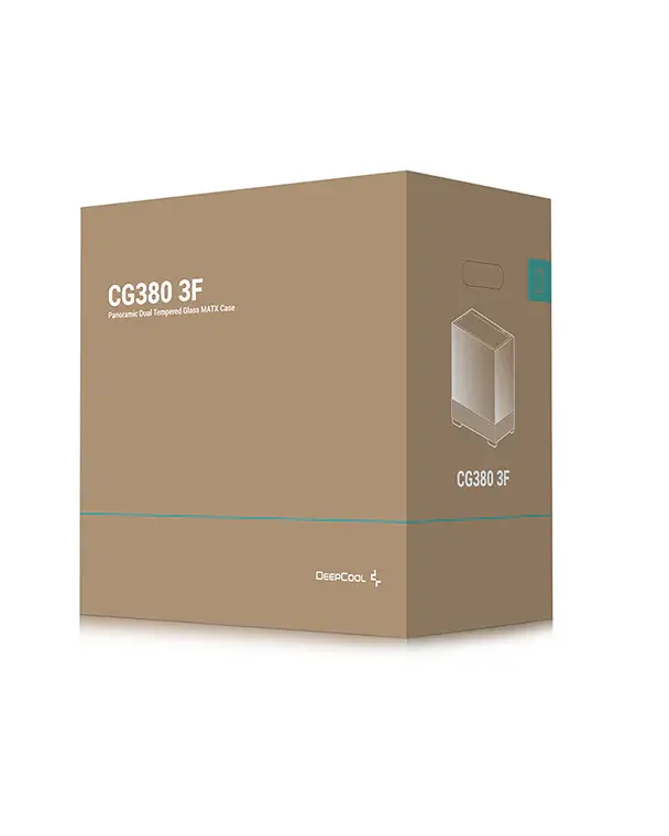 DeepCool CG380 3F, CASE, Black