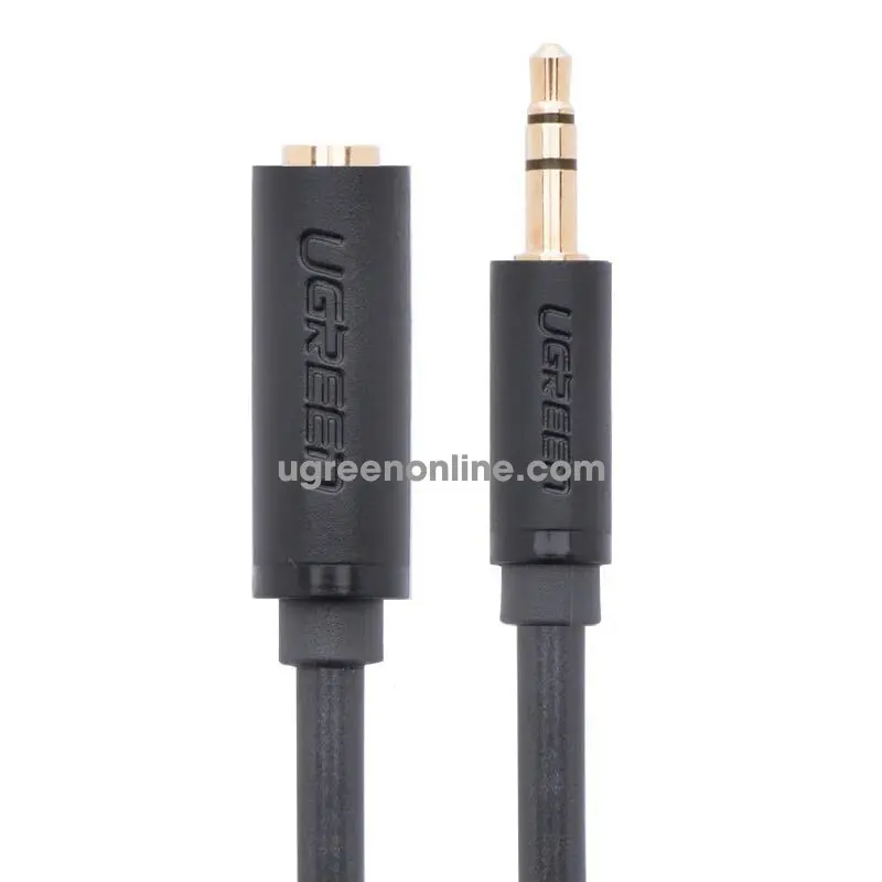 AV124 UGREEN (10782) 3.5mm Male to Female Extension Cable 1m (Gray)