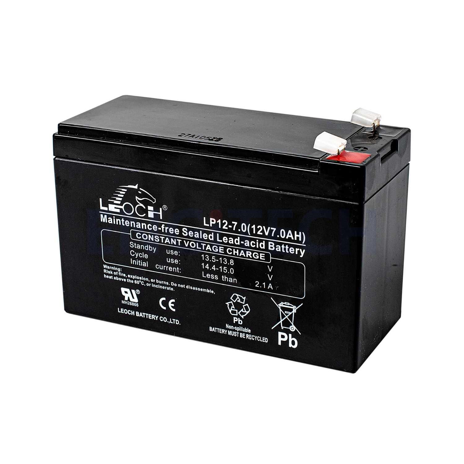 Leoch LP12-7.0, 12V 7.0Ah Rechargeable