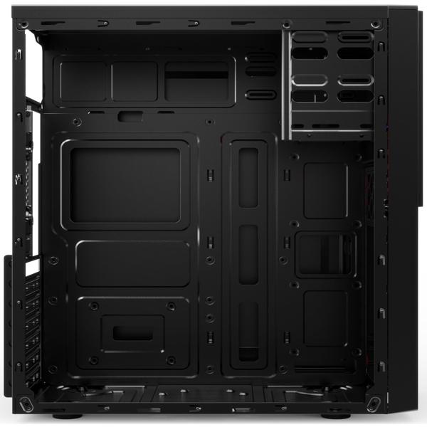 2E-E1903U-400, Computer case 2Е ALFA (E1903U-400) with PSU 2EATX400 MidT,2xUSB2.0,1xUSB3.0 black