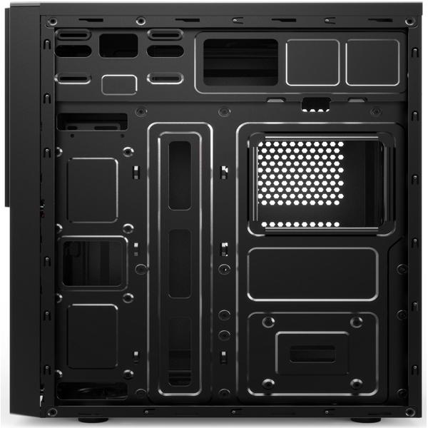 2E-E1903U-400, Computer case 2Е ALFA (E1903U-400) with PSU 2EATX400 MidT,2xUSB2.0,1xUSB3.0 black