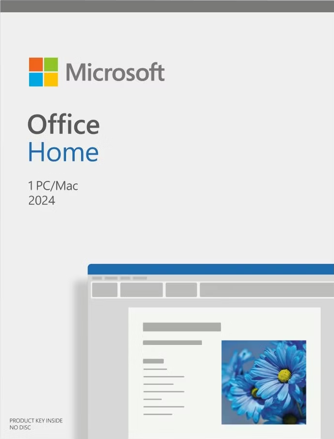 Microsoft Office Home 2024 All Lng Retail Online Central/Eastern Euro Only Dwn EP2-06797