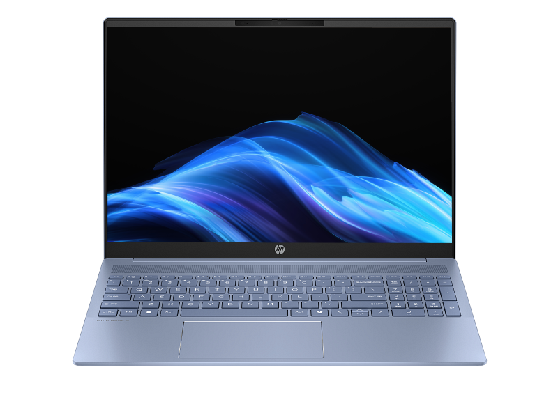 HP OmniBook 5 16" 2K (1920x1200) Ultra 5-225U, 16GB DDR5X 7467 MT/s, 512GB, Sky blue, aluminum AI PC CanopyR 25C1, C09G3EA