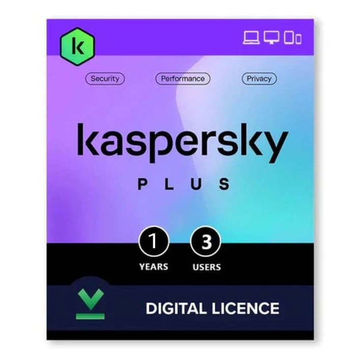 Kaspersky Plus Caucasus Edition. 3-Device 1 year Base Download Pack (Total Security)